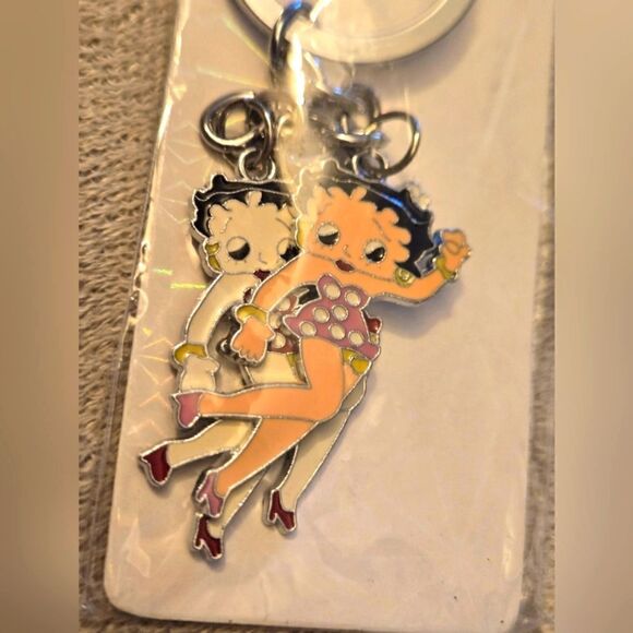 Betty Boop Key Chain Enamel NWT - Picture 3 of 3